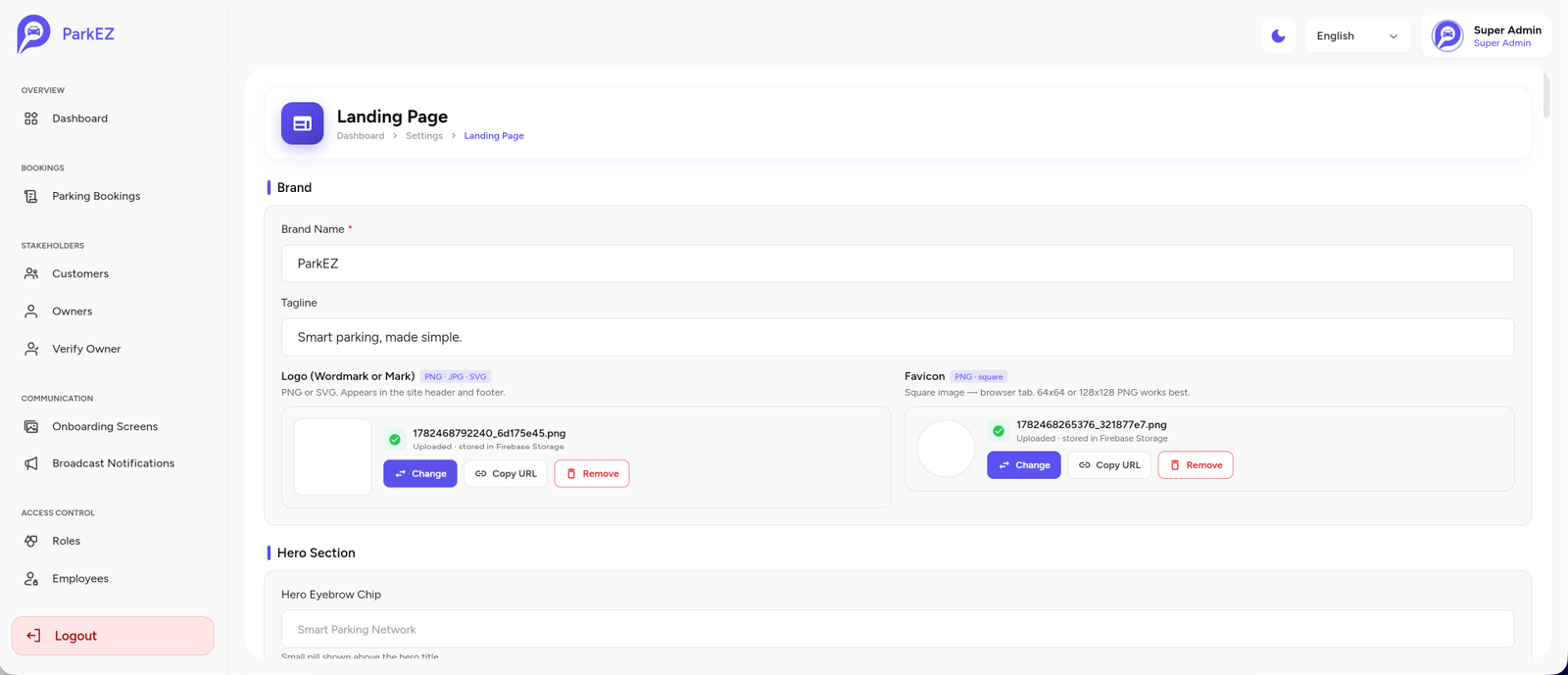 Landing Page