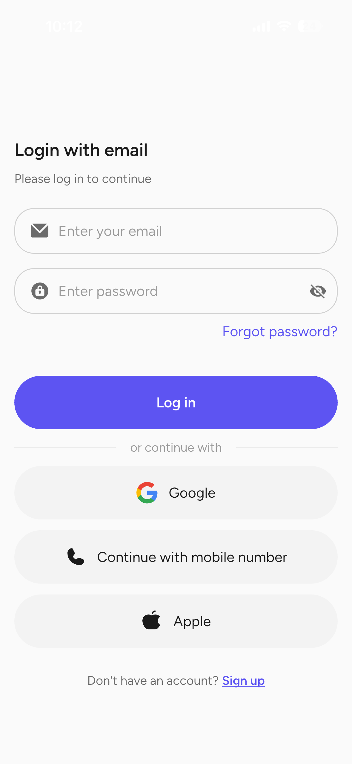 Login