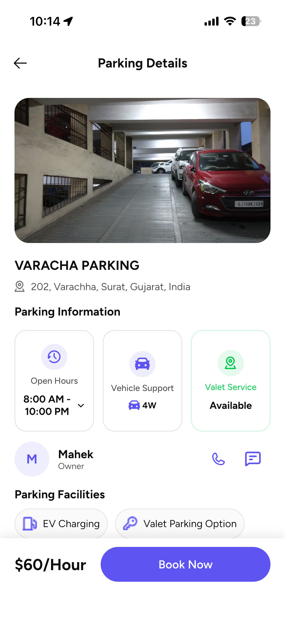 Parking Details