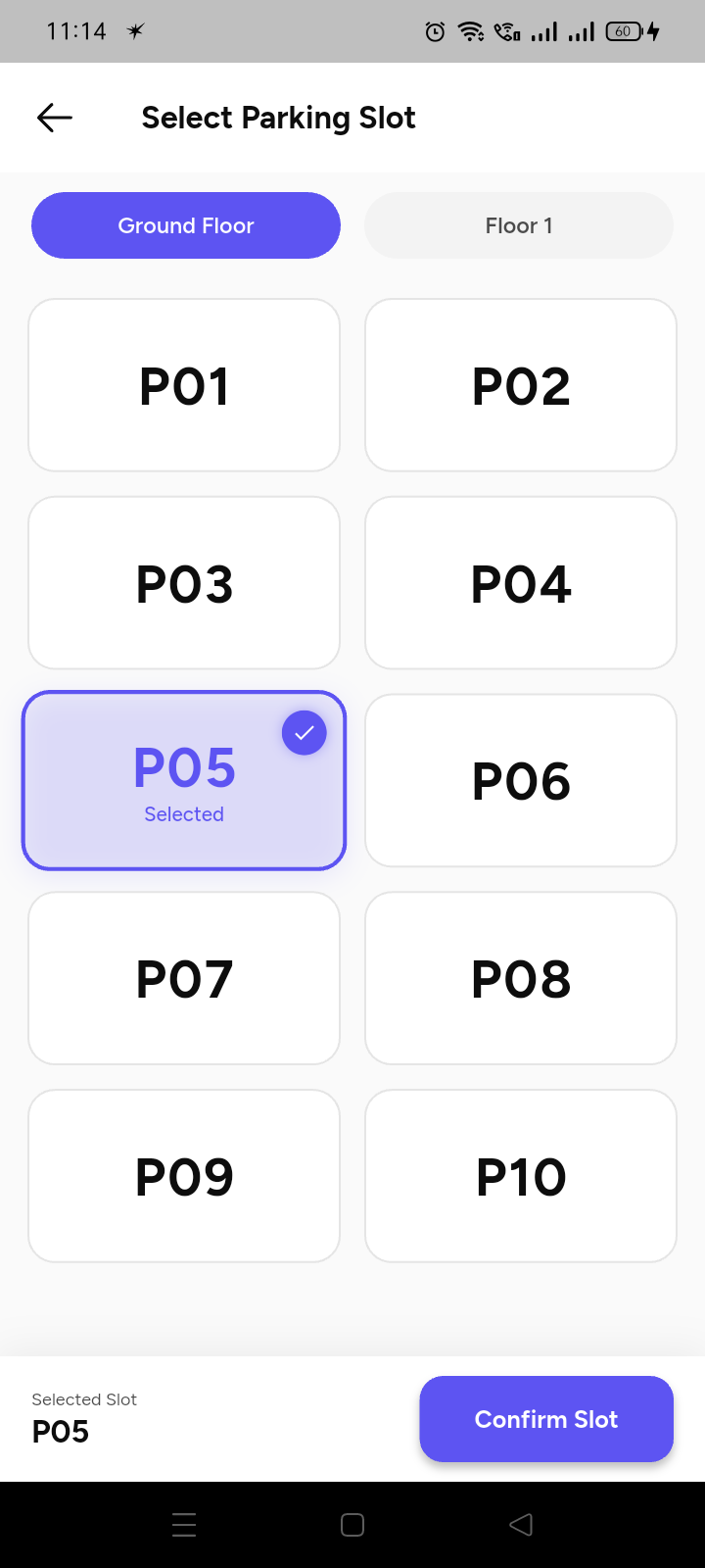 Select Slot