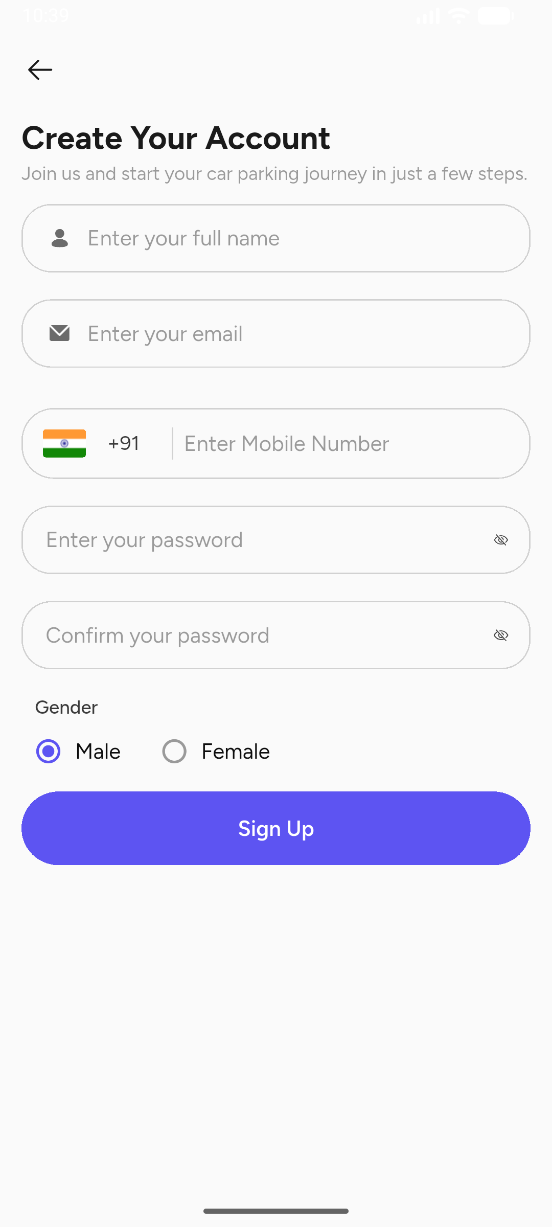Sign Up