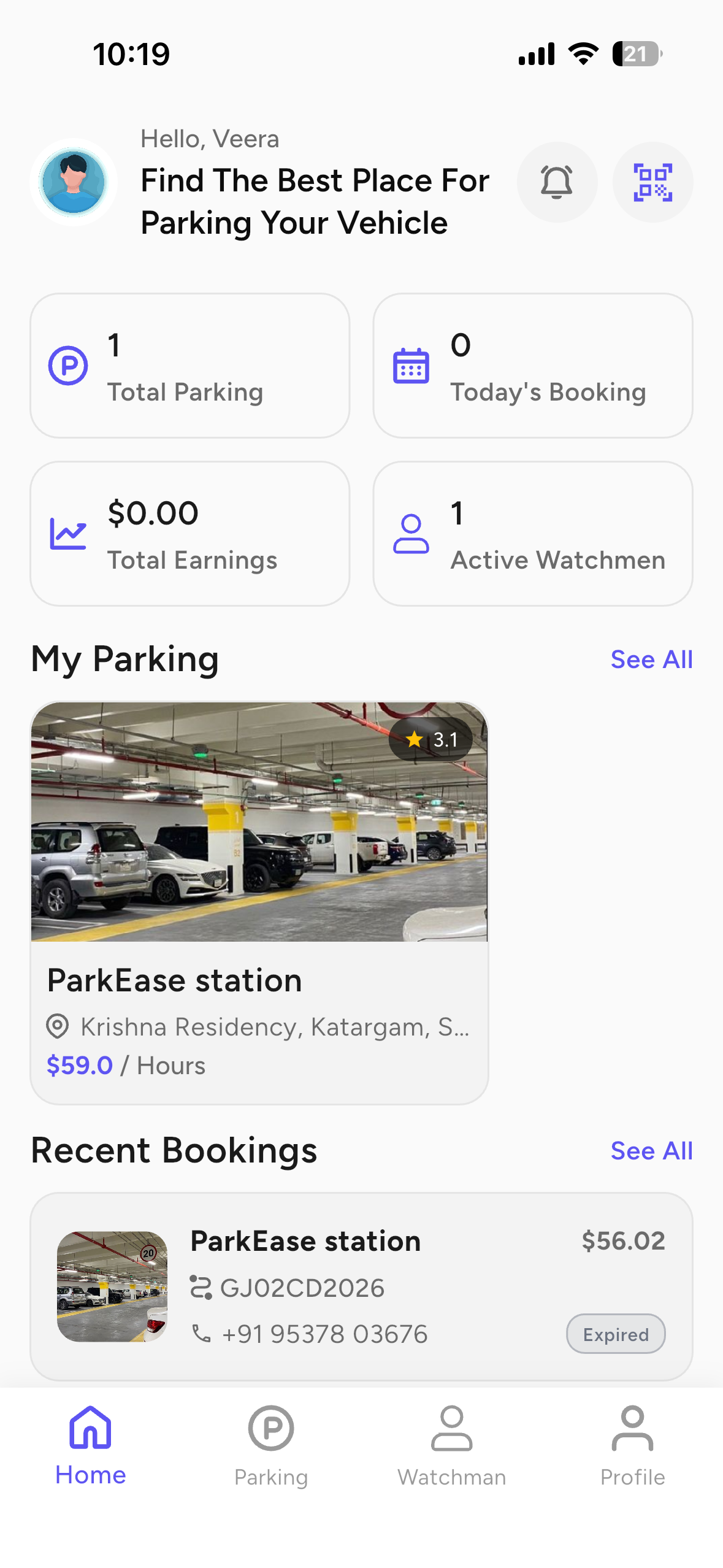 Home / Dashboard