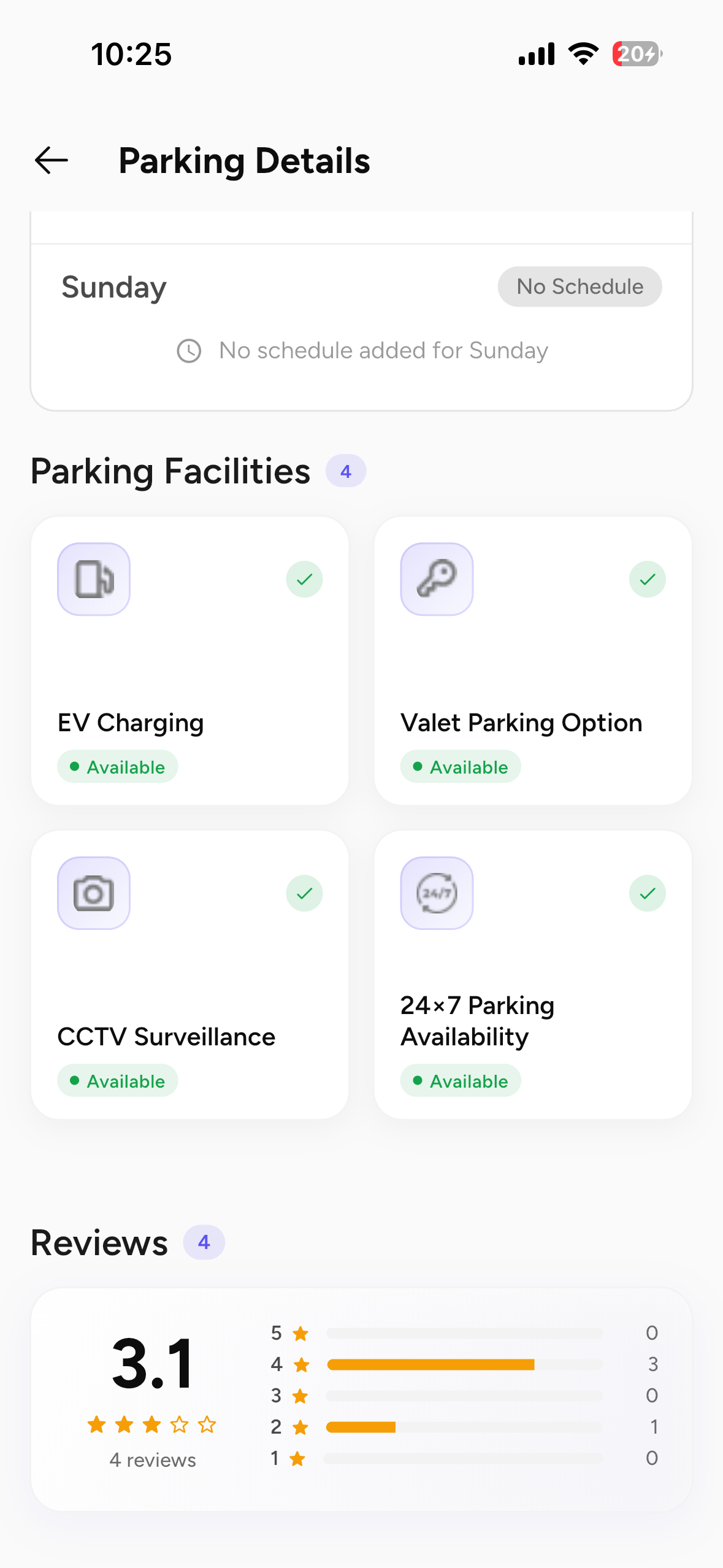 Facilities & Reviews