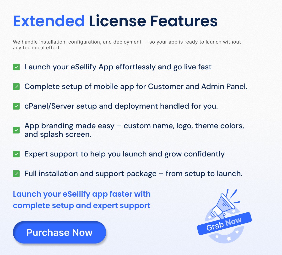 eSellify Buy & Sell Marketplace Flutter App with Admin Panel | Classified Ads App like OLX, Quikr