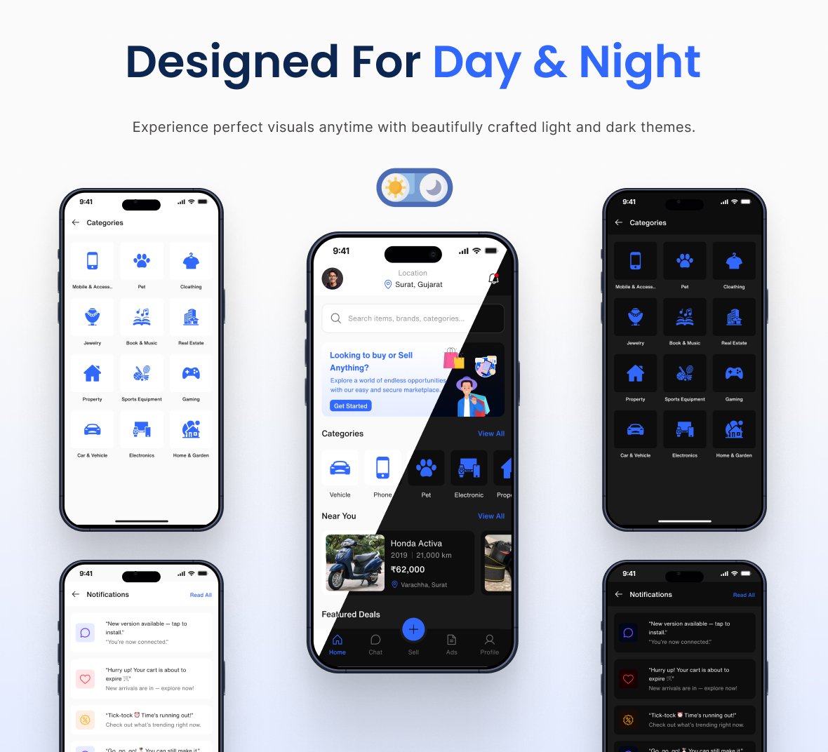 eSellify Buy & Sell Marketplace Flutter App with Admin Panel | Classified Ads App like OLX, Quikr