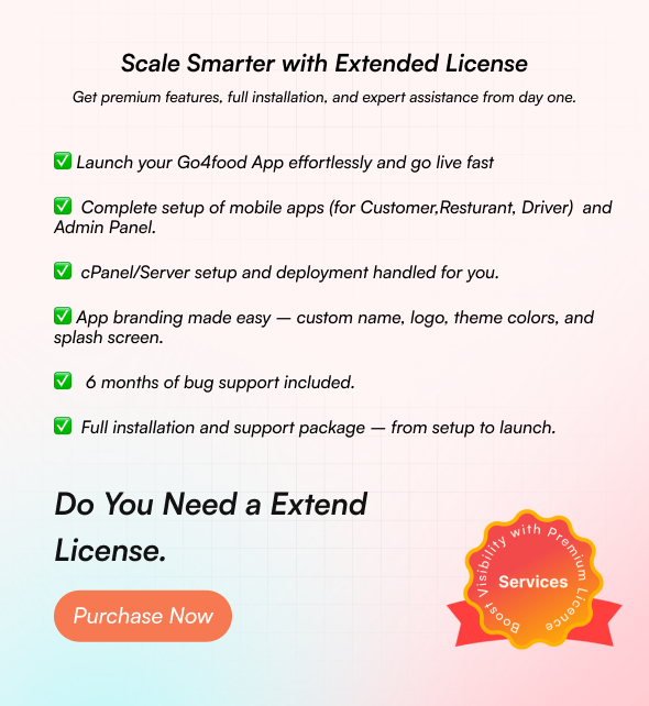 Go4Food – Customer Web App | Online Food Ordering Website for Multi-Restaurant Delivery