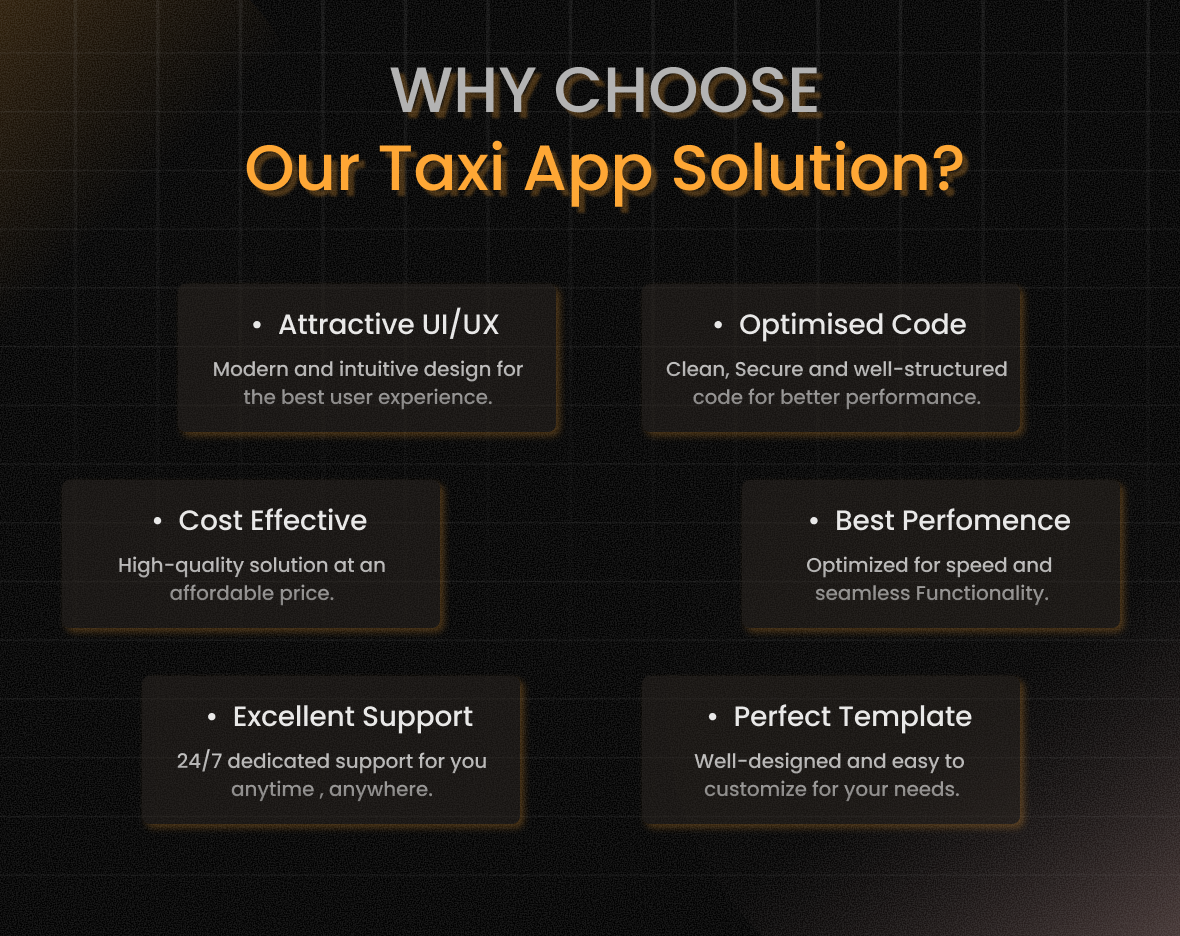 MyTaxi – Complete Flutter Taxi App | Full Taxi Booking Solution with Intercity & Parcel