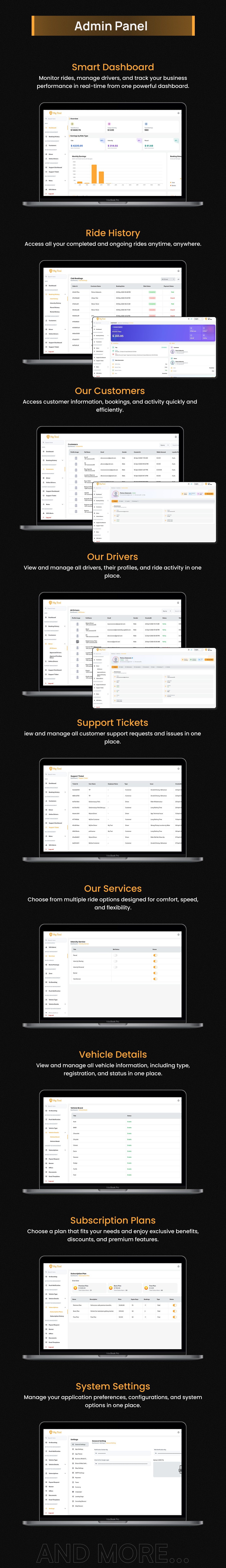 MyTaxi – Complete Flutter Taxi App | Full Taxi Booking Solution with Intercity & Parcel