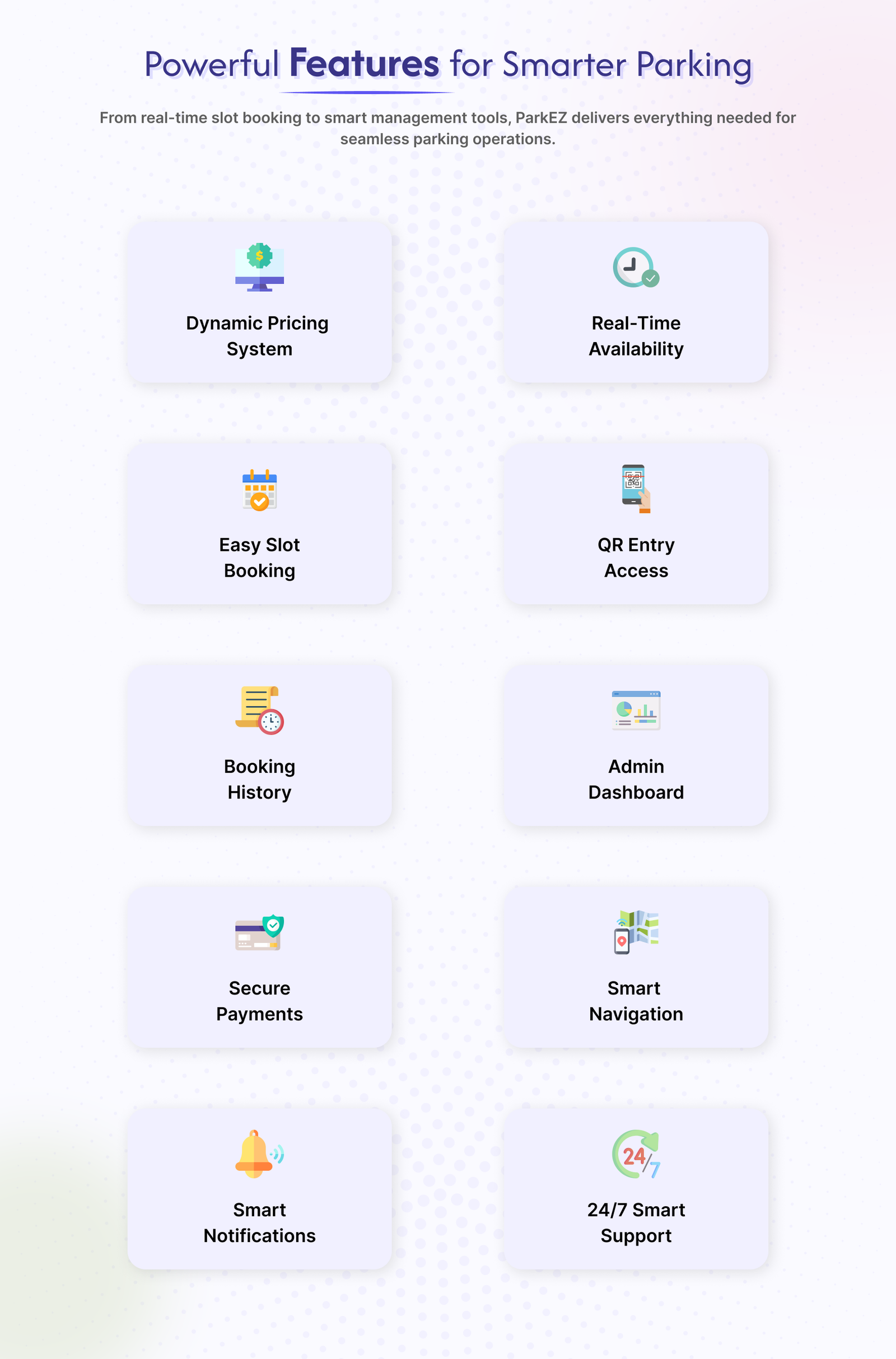 ParkEz | Flutter Smart Parking Booking and Management App With Admin Panel - 8