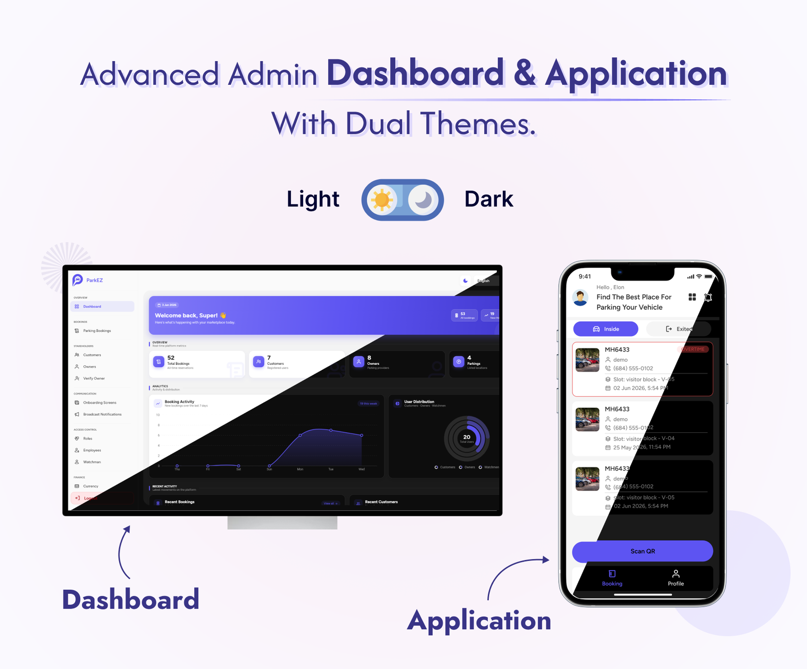 ParkEz | Flutter Smart Parking Booking and Management App With Admin Panel - 11