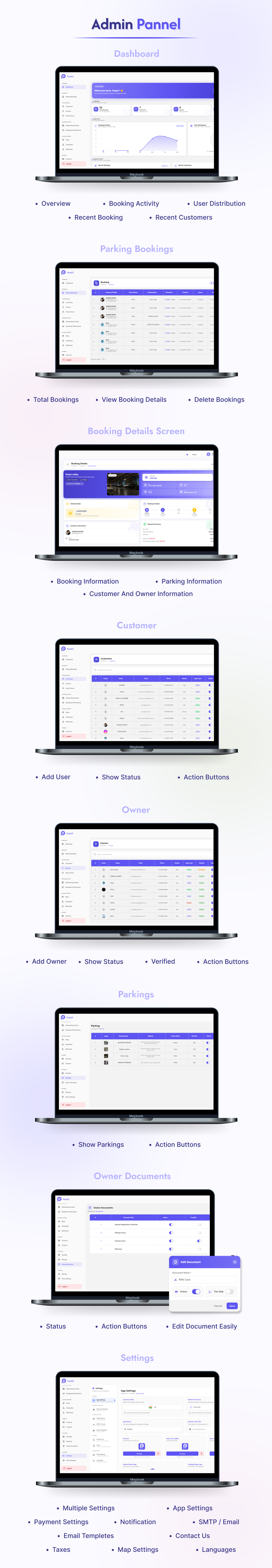 ParkEz | Flutter Smart Parking Booking and Management App With Admin Panel - 15